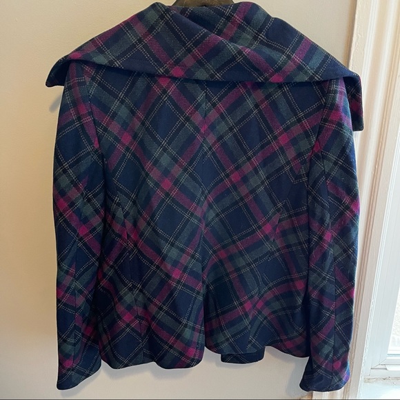 NWT Talbots Wool Plaid Jacket - Picture 3 of 5